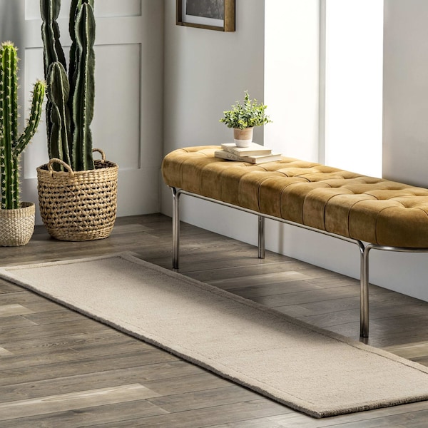 Nuloom Marianne Handmade Wool Border Area Rug 2ft x 8ft MTEG01B-208 - main